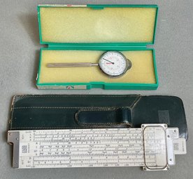 Swiss Map Measure & KE Slide Rule