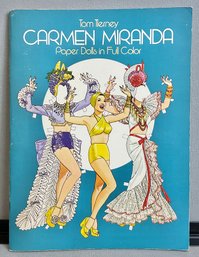 1982 Tom Tierney Carmen Miranda Paper Doll Cut Out Book - Unused