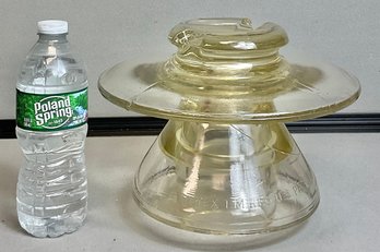 Massive Pyrex Glass Insulator