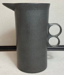 Vintage Bennington Potters Stoneware Trigger Handle Pitcher