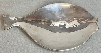Mid Century Sanborns Sterling Fish Dish