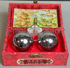 Large Vintage Chinese Baoding Balls