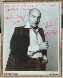Telly Savalas Autographed Photo