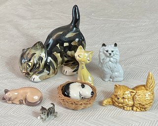 Ceramic Cat Figurines