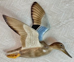Peter Scott Ceramic Flying Duck Wall Plaque