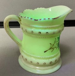 Heisey Uranium Custard Glass Creamer