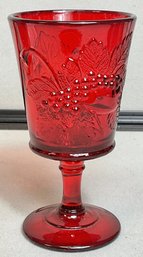 L. G. Wright Strawberry & Currant Ruby Red Goblet