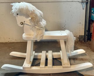 Vintage Wood Childs Rocking Horse