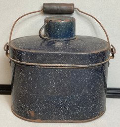 Antique Graniteware Miners Lunch Pail