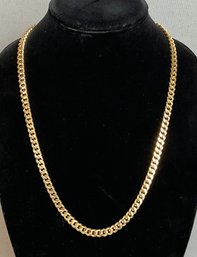 Vintage Gold Tone Monet Cuban Link Necklace