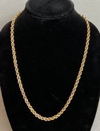 Vintage Gold Tone Monet Byzantine Link Necklace