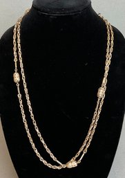 Vintage Sarah Coventry Gold Tone Necklace