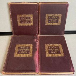 4 Volumes Famous Composers And Their Works Illustrated 1891