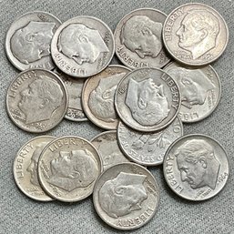 #2 - 15pc Silver Roosevelt Dimes