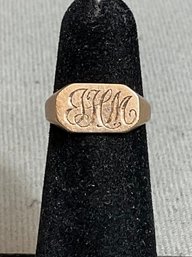 Antique 14k Gold Signet Ring
