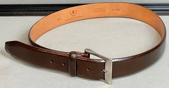 Martin Dingman Brown Tuscan Calf Leather Belt