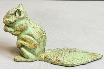Cast Iron Squirrel Doorstop