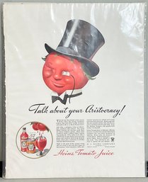 1933 Heinz Tomato Juice Advertisement
