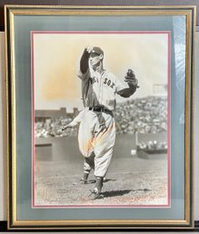 Autographed Ted Williams Framed Photograph