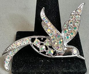 Sarah Coventry Rhinestone Bird Brooch