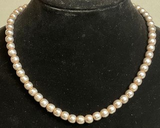 Sterling Bead Necklace