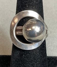 Sterling Ball Ring