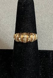 14k Gold Dome Ring