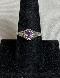 Sterling & Amethyst Ring