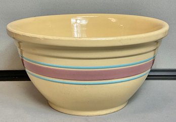 Large Watt Yellow Ware Mixing Bowl
