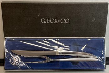 Vintage Towle Cutlery Carving Set - New