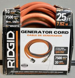 Rigid 25ft Generator Cord - New