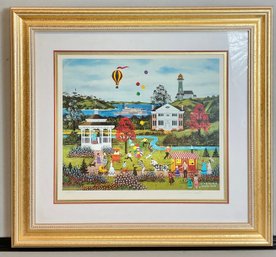 Wooster Scott A Lark In The Park - Limited Edition Hand Signed And Numbered Lithograph