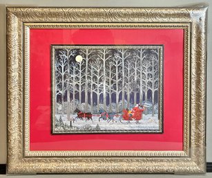 Wooster Scott Wilbur Is Impersonating Santa Again - Limited Edition Hand Signed And Numbered Lithograph