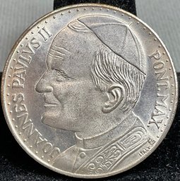 1983 Silver Vatican City Pope John Paul Souvenir Token