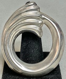 Sterling Silver Modernist Brooch/Pendant