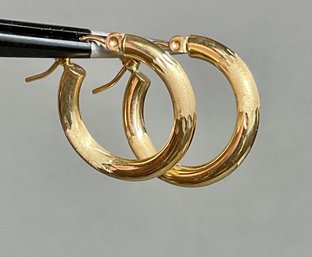 Small 14k Gold Hoop Earrings