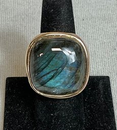 14k Gold Labradorite Ring