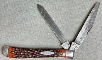 Vintage Sabre Japan 614 Pocket Knife - 2 Blade