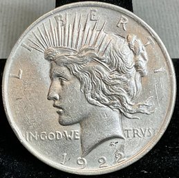 1922 Silver Peace Dollar - BU