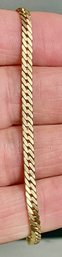 14k Gold Curb Link Bracelet