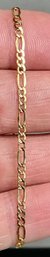 14k Gold Figaro Link Bracelet
