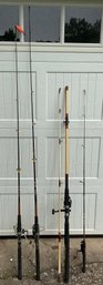 4 Fishing Rods/ Reels