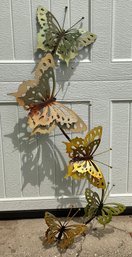 Metal Wall Butterfly Sculpture