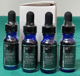 4 Bottles - Peter Thomas Roth Retinol Fusion PM Night Serum - New