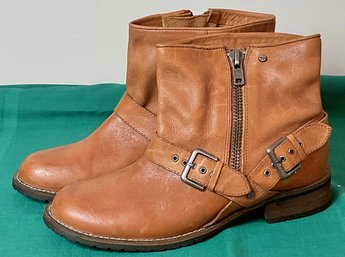 Dolce Vita Tan Leather Booties - Size 9.5 Womans