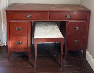 Vintage Mahogany Desk - West Michigan Furniture Co.