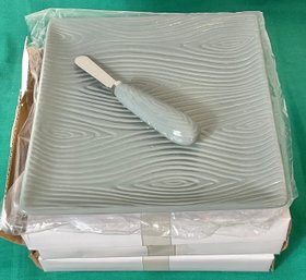 3 Temptations Cheese Plate & Knife - New