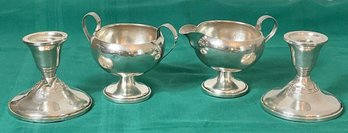 4pc Weighted Sterling Silver - Scrap/ Use