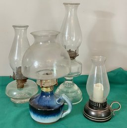 4 Oil Lamps