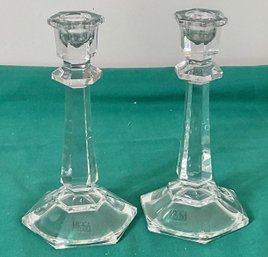 Mikasa Crystal Candlesticks